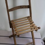 Chaise enfant pliante en bois