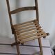 Folding wooden children's chair