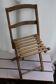 Folding wooden children's chair