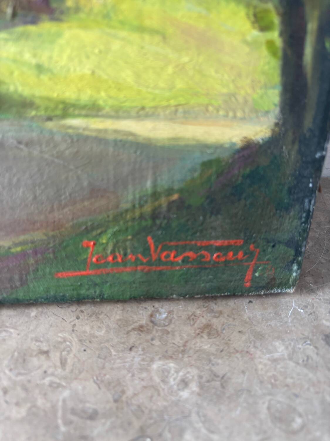 Paysage de maison de campagne