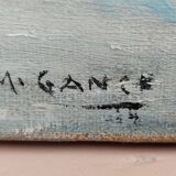 Marine painting by Malthilde Gance