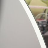 1970s wall mirror in white