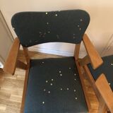 Pair of vintage Scandinavian style chairs