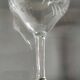 Lot 6 art décor champagne glasses, 1920s. chiseled ears of wheat/transverse lines motifs