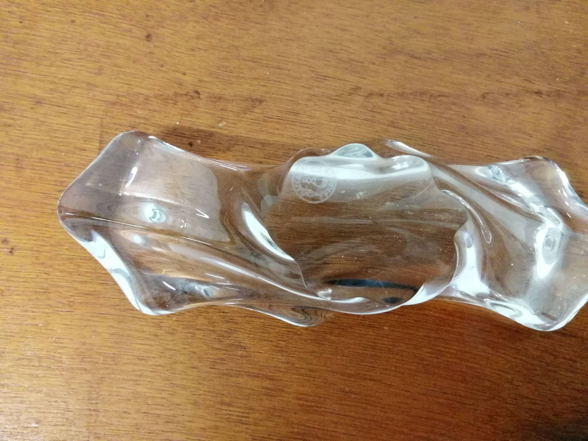 Vide poche en Cristal de Baccarat