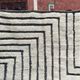Handmade pure wool rug, size 2/3 m.