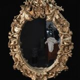 Louis XV rococo style gilded mirror, 130×100cm