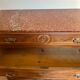 Louis-Philippe walnut commode with marble top