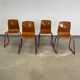 Lot 4 chairs Galvanitas S23, 60s, Holland