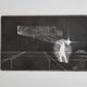 Futuristic black and white photograph, signed silver print, 40 x 50 cm.