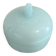 Blue opaline glass bonbonnière
