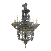 Lustre made of Murano glass beads, Venice around 1900