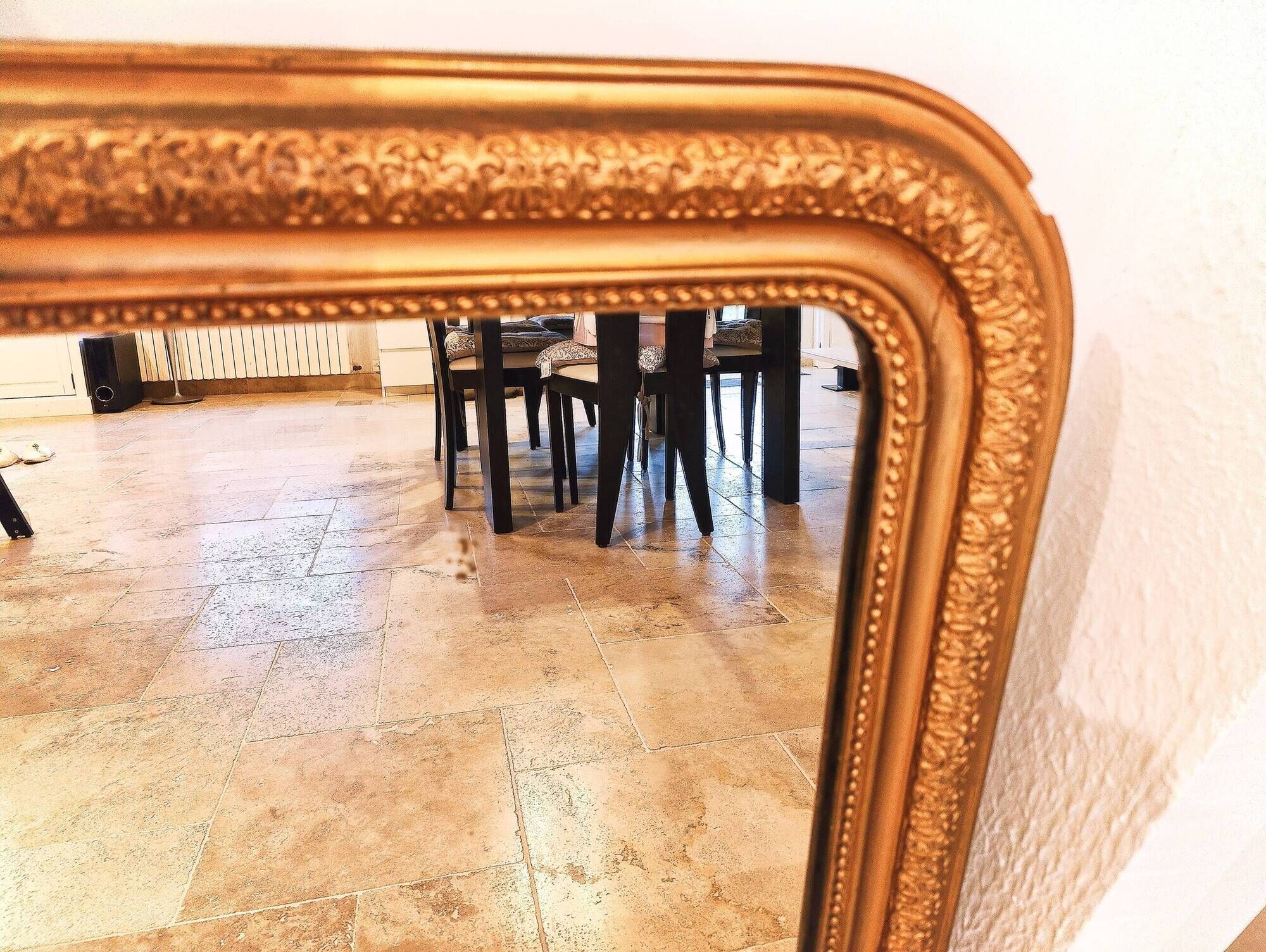 Louis philippe mirror in gilded wood (10)
