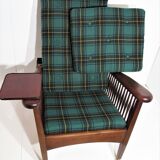 English Green Morris Chair - Arts and Crafts