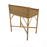 Scandinavian rattan indoor planter, Sweden, 1950s