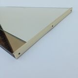 Asymmetric mirror from the 70's 40x80cm