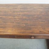 Antique English Pinewood Monastery Table from the 19th Century