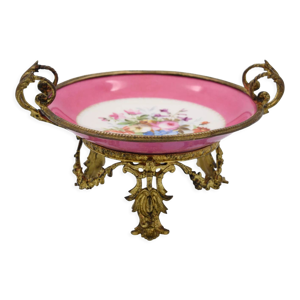 Coupe montée porcelaine