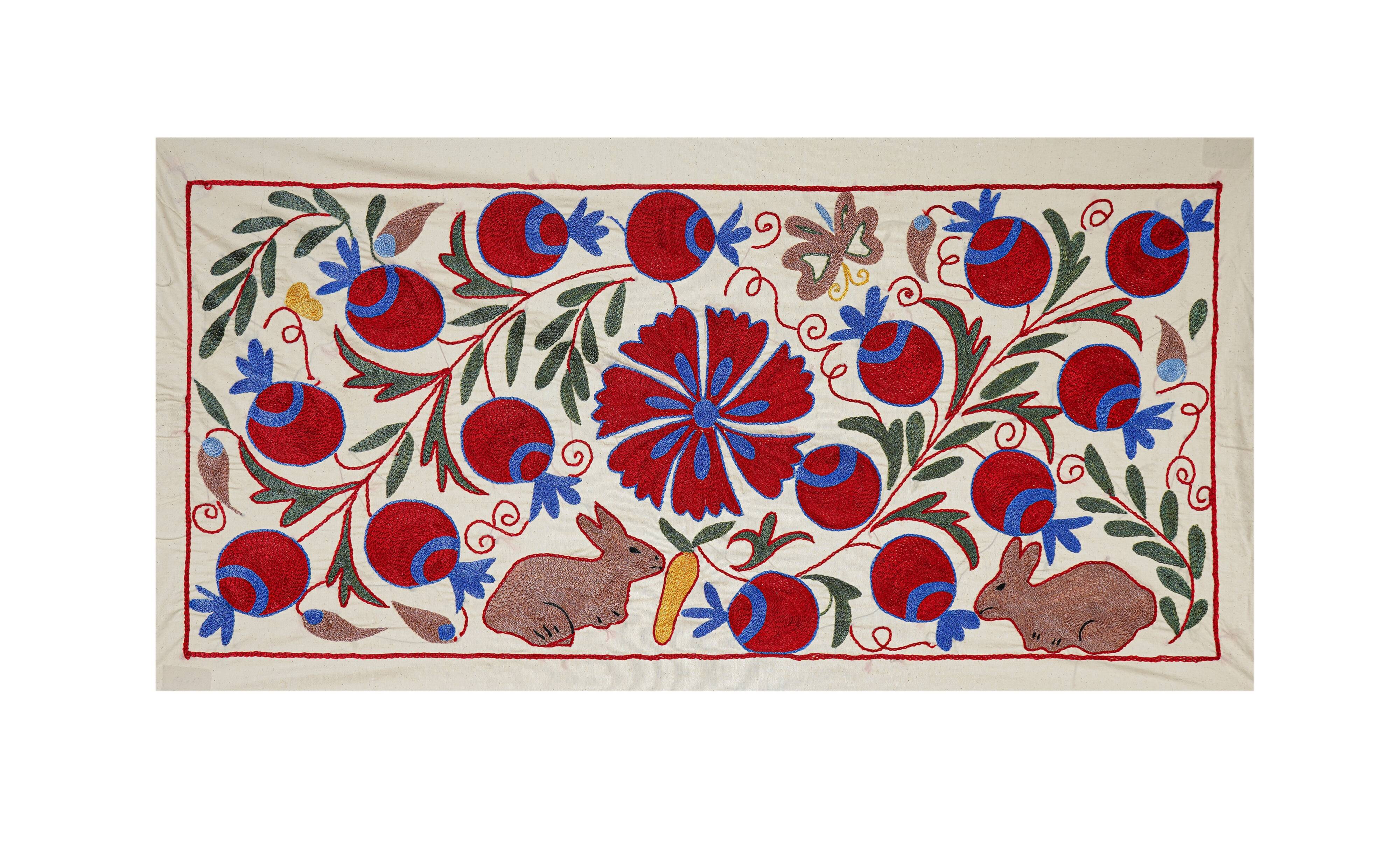 Vintage Turkish hand-knotted rug 49x92cm