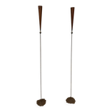 Pair of Scones Candle Holders by Pieter Spruyt, Holland