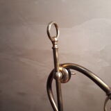 Opalescent tulip swing lamp 1900