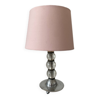 Art Deco table lamp with glass balls