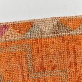 3x10 Burnt Orange Turkish Handmade Wool Runner Rug, 85x318 Cm