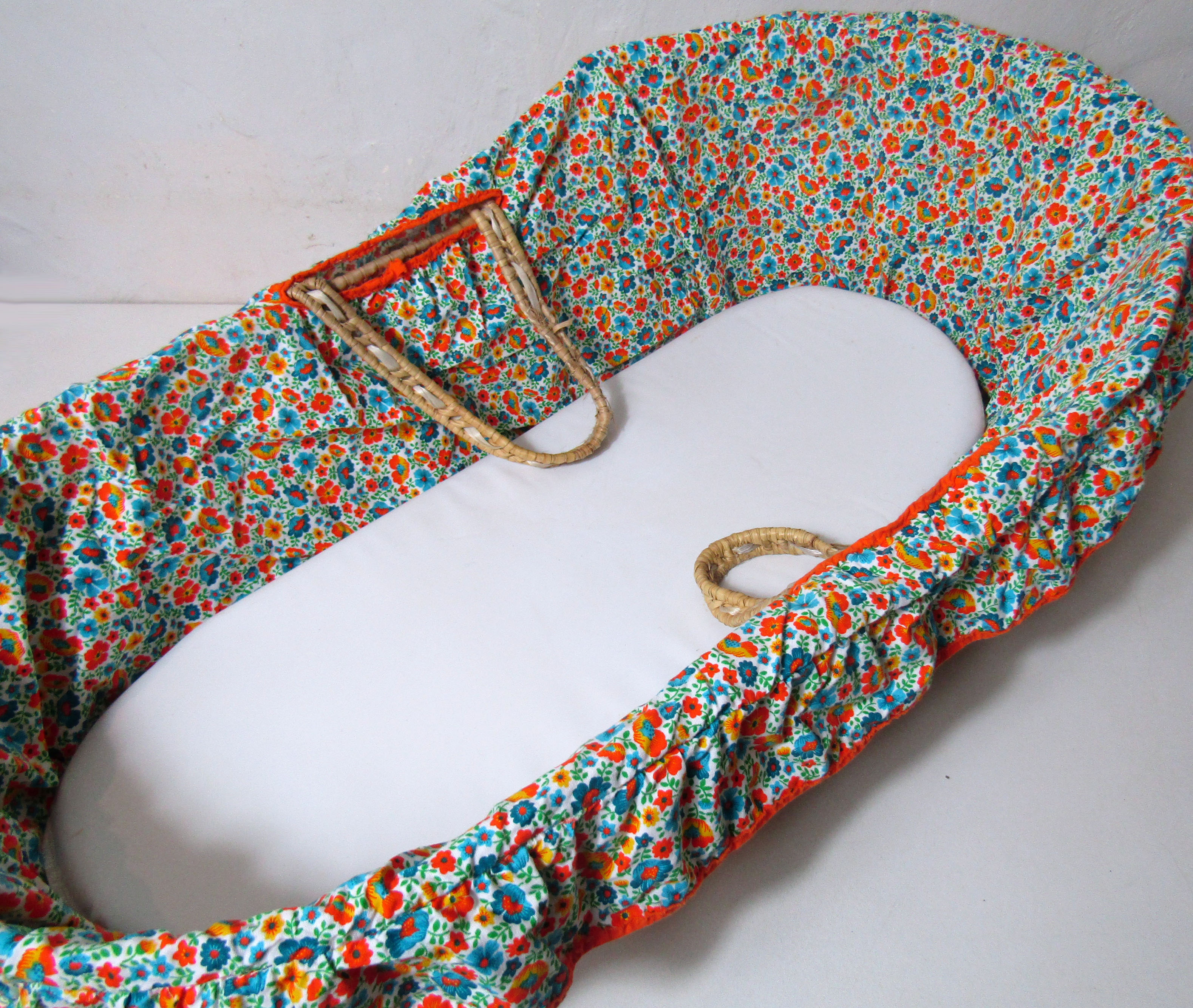 Old rattan baby cuff