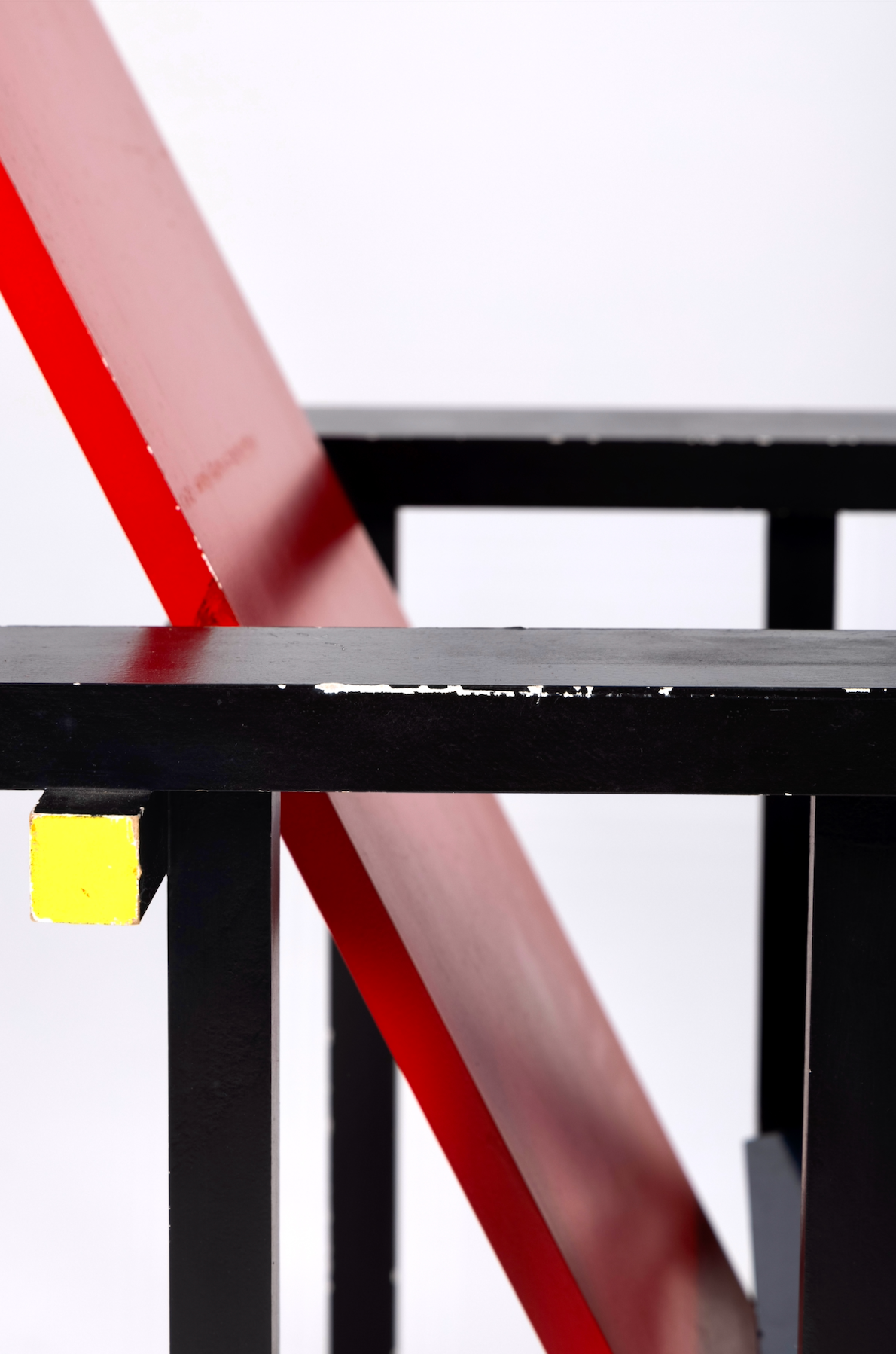 Armchair "Rouge Bleu" Bauhaus spirit, 1970s