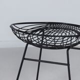 Black Pastoe KM05 wire stool – Braakman & Dekker