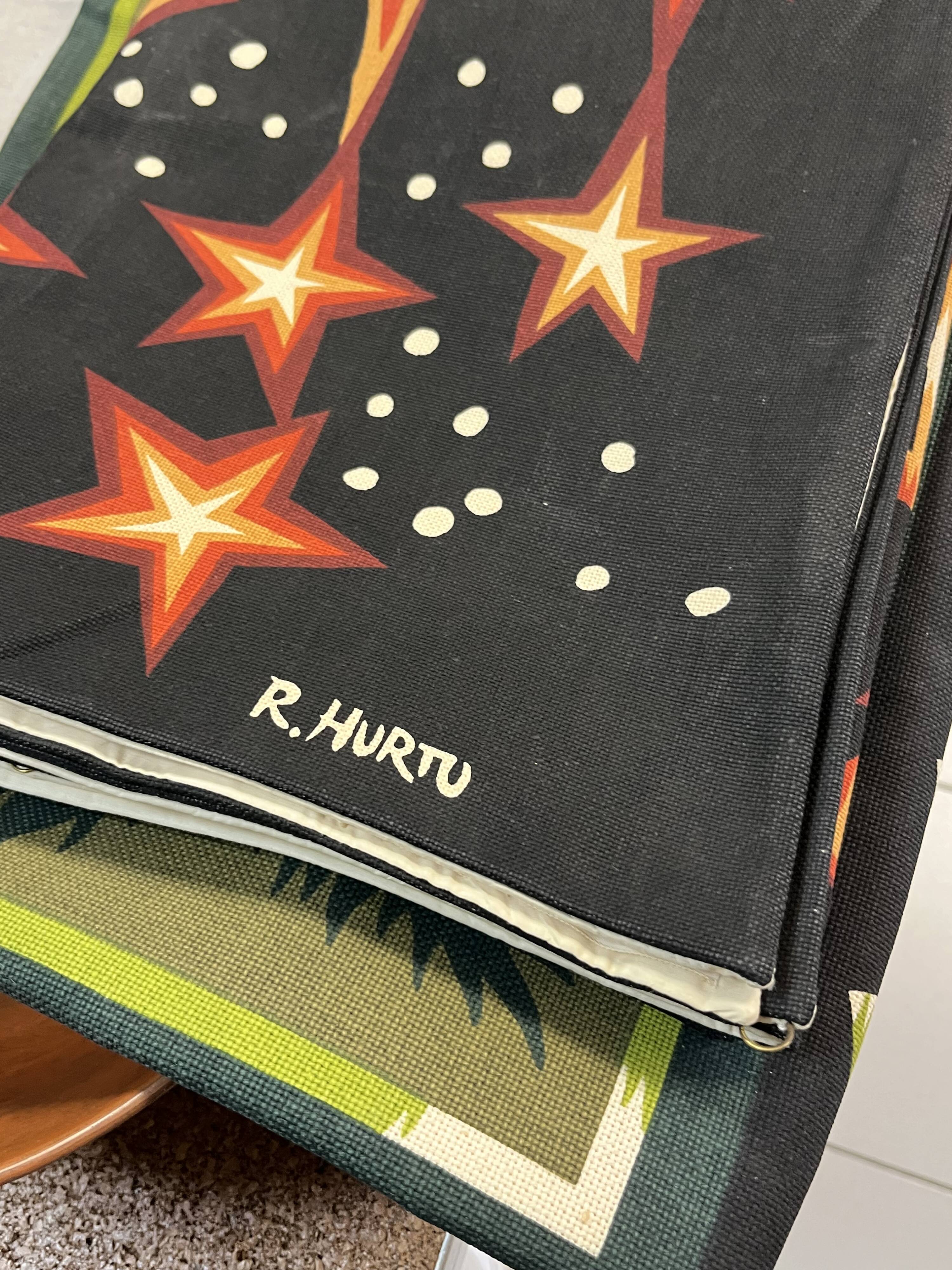 BRAUN ET CIE Tapestry - After Raymond HURTU - Entitled Astral Light