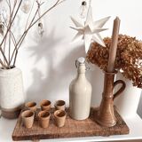 Set of 6 stoneware shooters