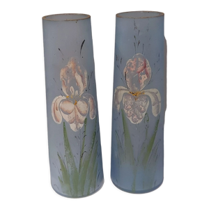 Paire de vases verre - art 1930