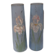 Paire de vases verre Art déco années 1930