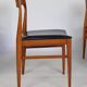 Serie de 6 chaises scandinaves