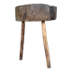 Tabouret, table d'appoint brutaliste