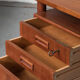 Freestanding writing desk in teak, Danish design, 1950s