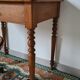 Bureau à pieds tournés en chêne