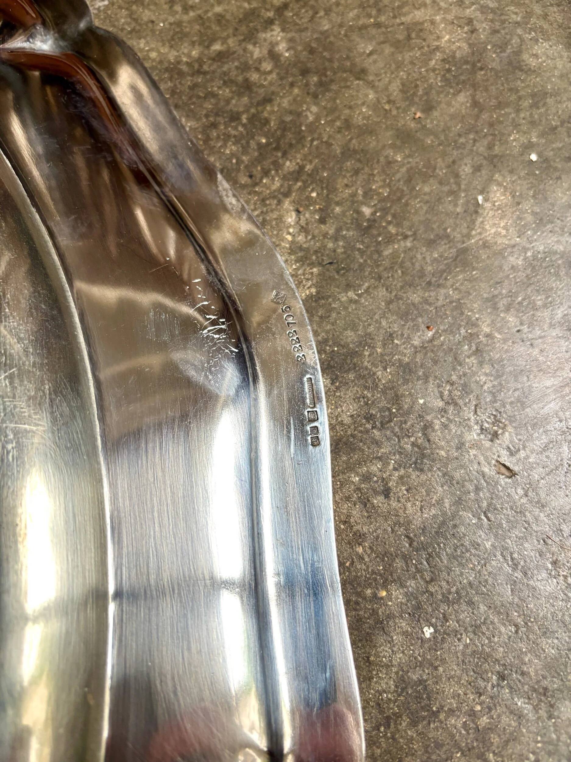 Christofle oval scalloped silver-plated platter no. 2