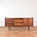 Mid-Century Polish Walnut Sideboard from Bytomskie Fabryki Mebli, 1960s.