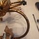 Applique murale vintage epis de ble hollywood regency 1950 60