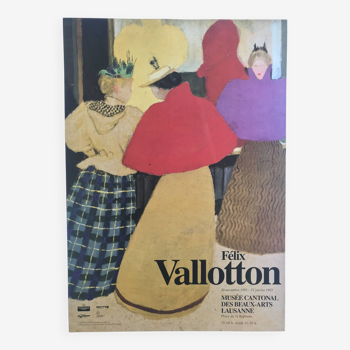 Félix valloton (after) cantonal museum of fine arts lausanne, 1992-93. original poster