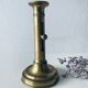 Antique golden brass candle holder