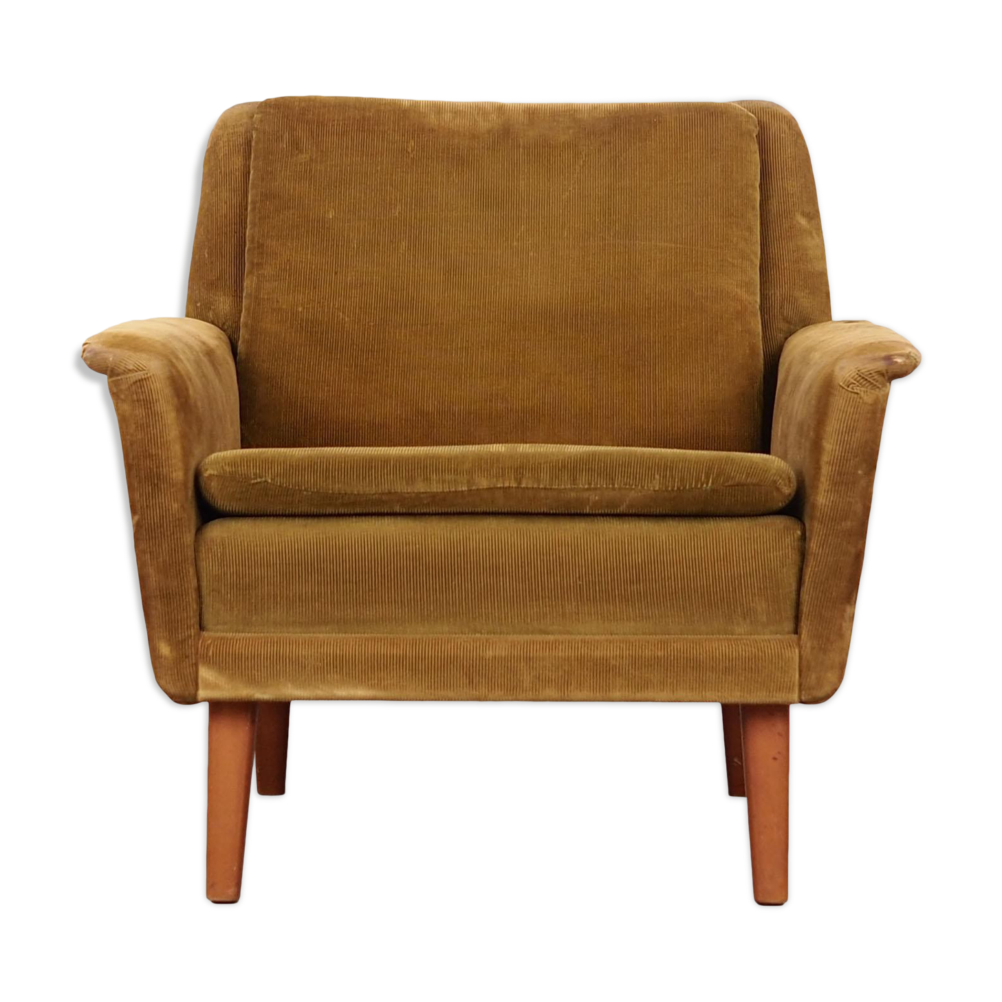 Fauteuil en hêtre, design scandinave, années 1960, designer : Folke Ohlsson, manufacture : Fritz Hansen