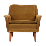 Fauteuil en hêtre, design scandinave, années 1960, designer : Folke Ohlsson, manufacture : Fritz Hansen