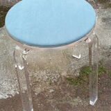 Plexiglas stool from the 80s