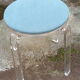 Plexiglas stool from the 80s