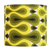 Abat-jour, tissu époque 70s