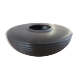 St Clement's matte black ceramic vase from the 1960s