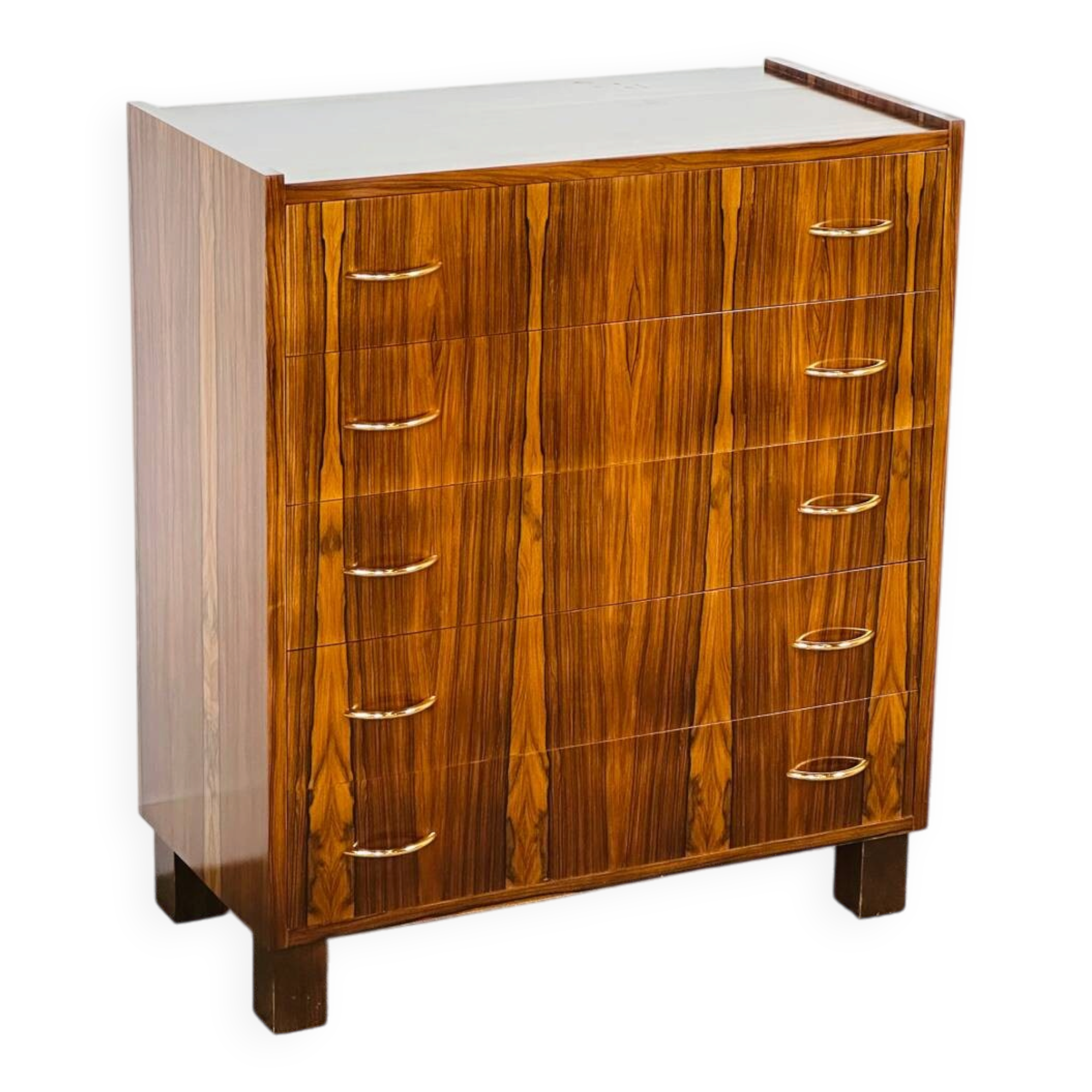 Vintage rosewood chest of drawers 1960